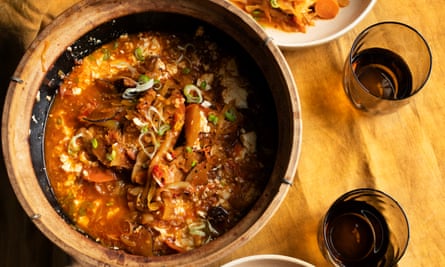 Estofado de kimchi… bueno para el microbioma.