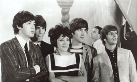 Con un poco de ayuda de sus amigos... Rivera y los Beatles en la TV en 1964.
