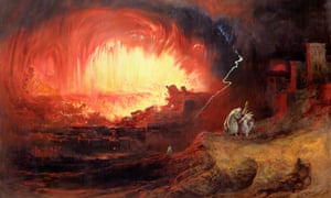 La destrucción de Sodoma y Gomorra por John Martin.