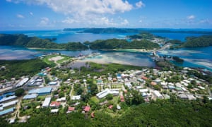 Koror, la ciudad más grande de Palau
