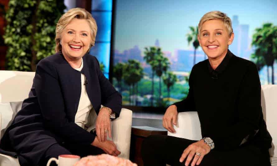 Ellen DeGeneres y Hillary Clinton