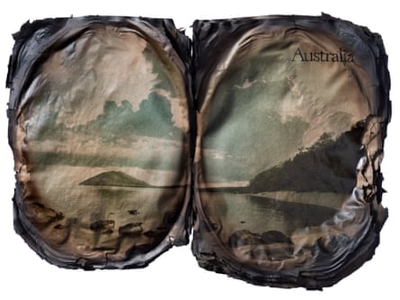 Imágenes quemadas de Australia, propiedad de Marco Frith de Wandella, Nueva Gales del Sur